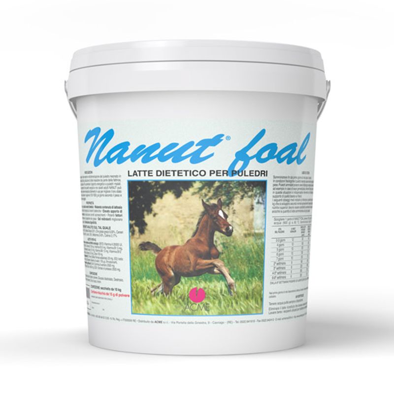 Nanut Foal Polvere mangime complementare d'allattamento per puledri 5kg-1