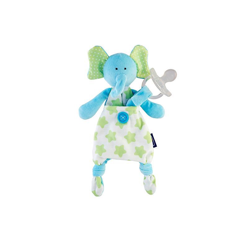 Chicco Pocket Friend Elefante l'amico del succhietto 0+ mesi-1