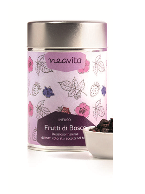 Neavita Silver Tin Frutti di Bosco infuso 100g-1