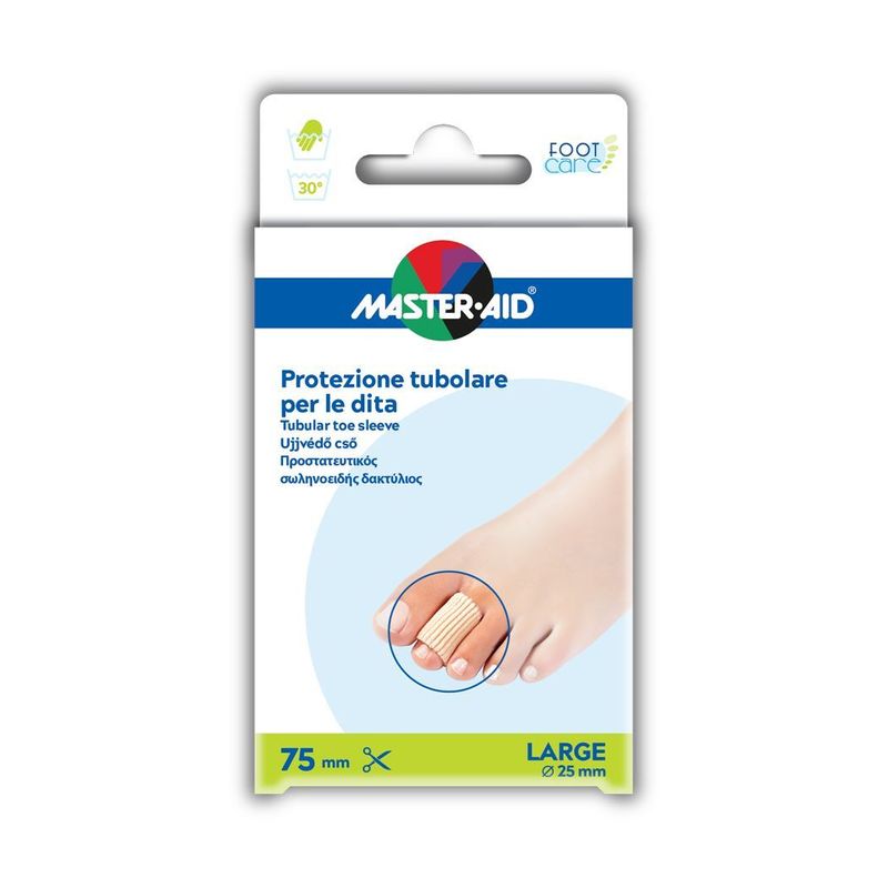 Master-Aid Foot Care Protezione Tubolare per le dita 2 pezzi Large-1