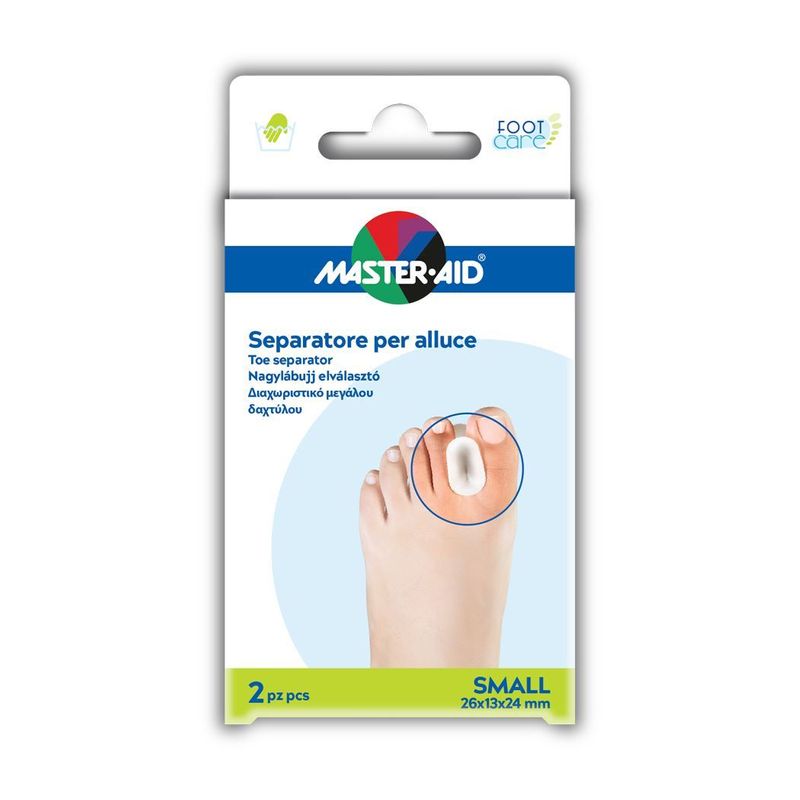 Master-Aid Foot Care Separatore per Alluce 2 pezzi Small-1