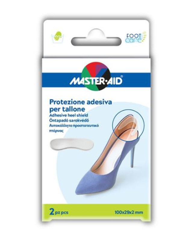 Master-Aid Foot Care Protezione Adesiva per Tallone 2 pezzi-1