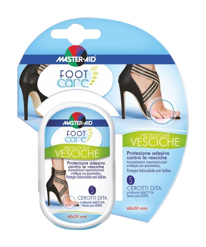 Master-Aid Foot Care Protezione Vesciche 5 pezzi 60x20mm-1