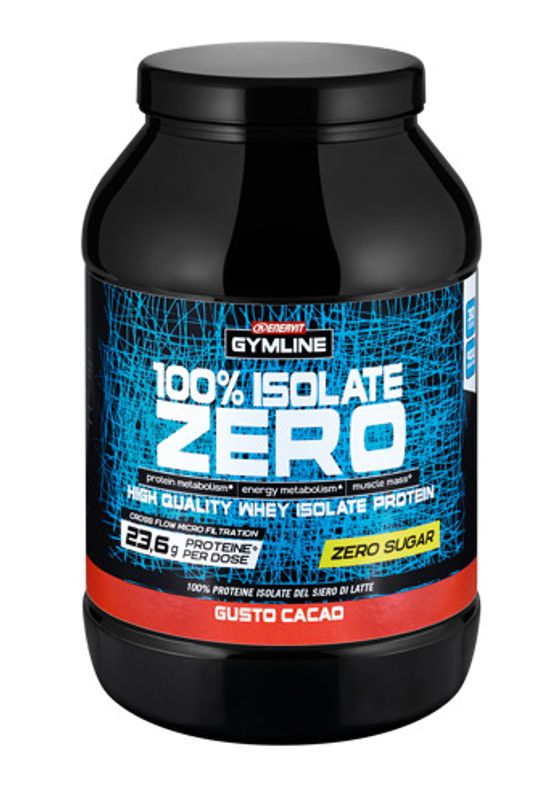 Enervit Gymline 100% Isolate Zero gusto Cacao 900g-1