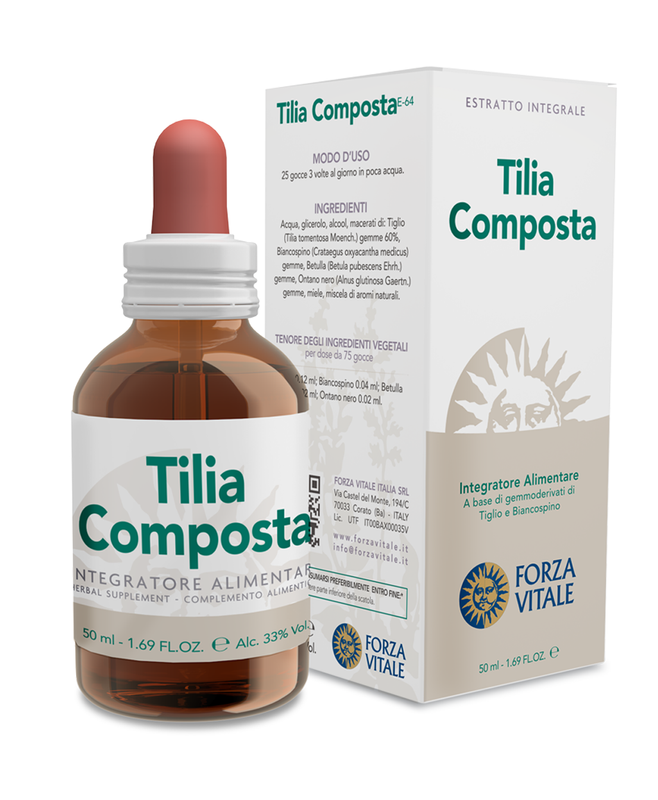 Forza Vitale Tilia Composta drenaggio del sistema nervoso 50ml-1