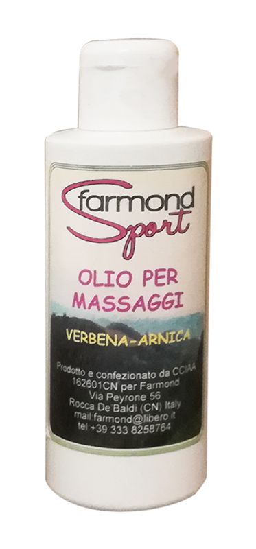 Farmond Sport olio per massaggi verbena e arnica 125ml-1