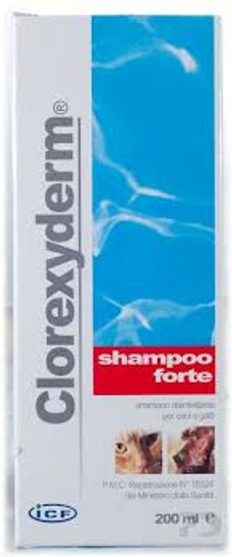 Clorexyderm Shampoo Forte Cani 200ml-1