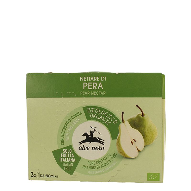 Alce Nero Nettare di Pera Biologico 3x200ml-1