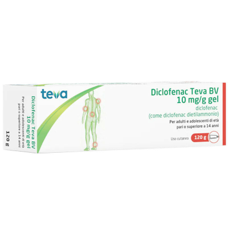 Diclofenac Teva Gel 10mg/g 120g-2