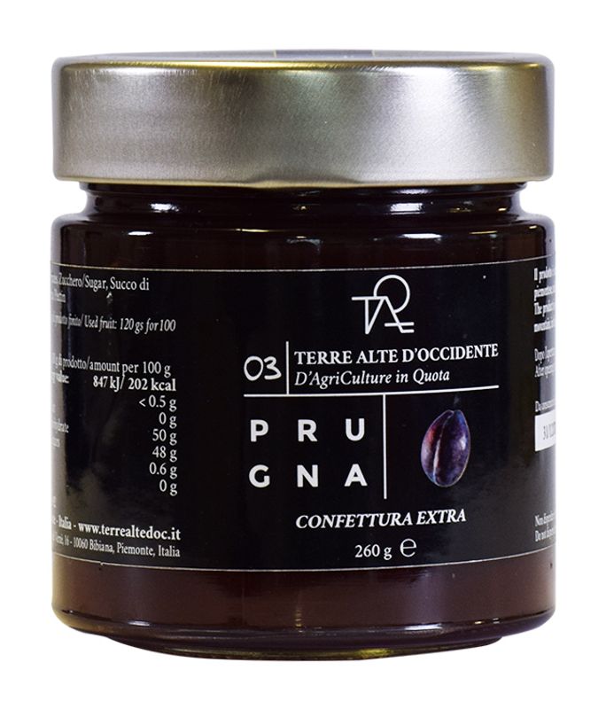 Terre Alte d'Occidente Confettura Prugna 260g-1
