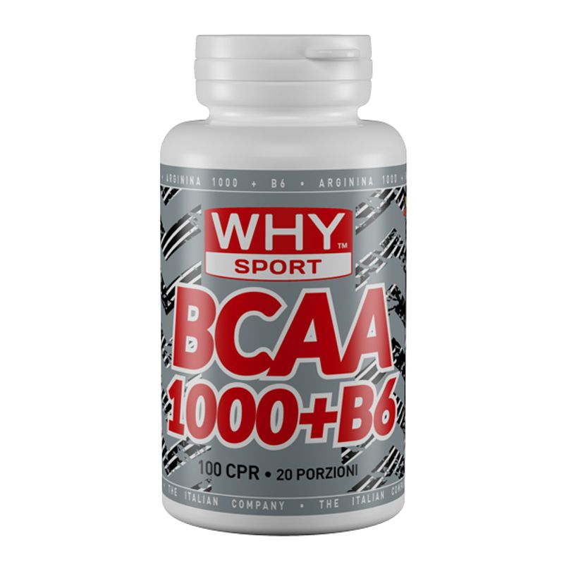 Why Sport BCAA 1000+B6 utile per gli sportivi 100 compresse-1