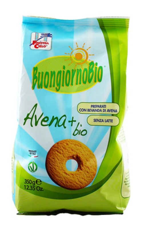 La Finestra sul Cielo Buongiorno Biscotti d'Avena Bio 350g-1