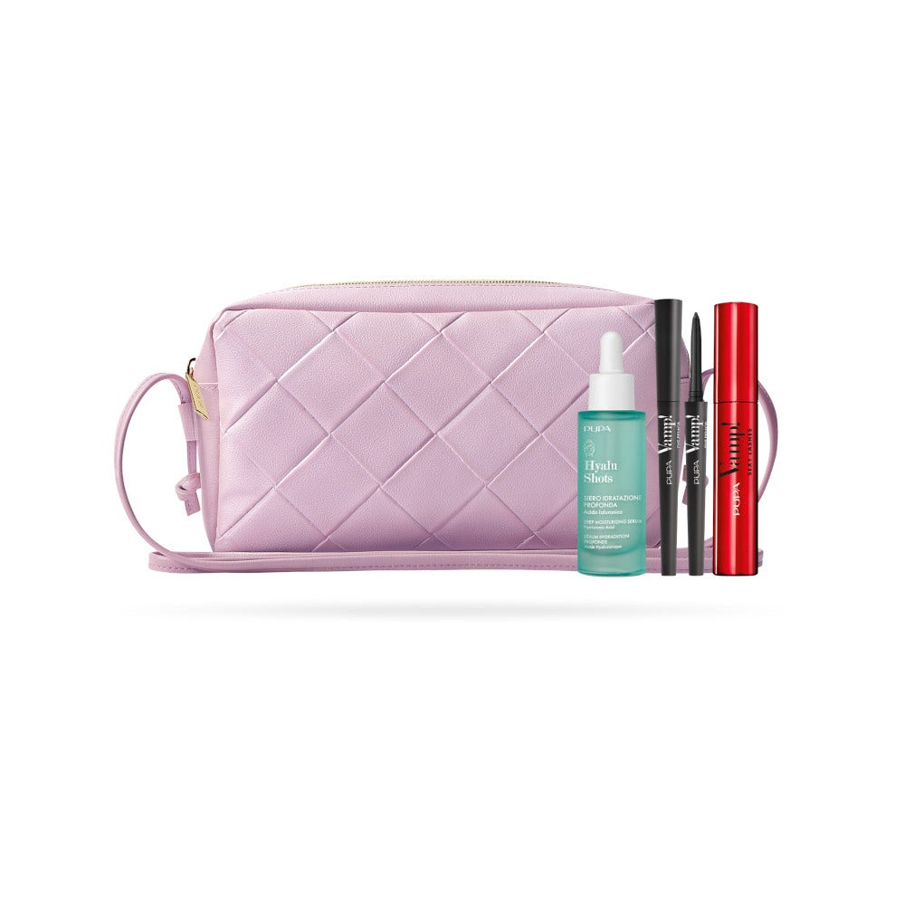 Pupa Kit Mascara Vamp! Sexy Lashes 9ml + Matita Waterproof Vamp! 0,35g + Hyalu Shots Siero Idratazio-1