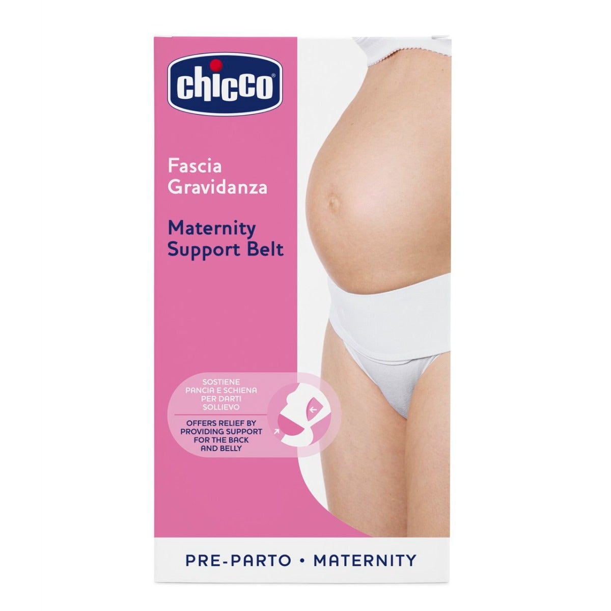 Chicco Fascia Gravidanza Taglia Small Colore Bianco-1