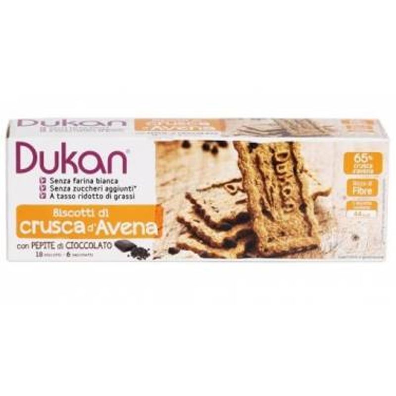 Dukan Biscotti di crusca d'avena con pepite di cioccolato 225g-1