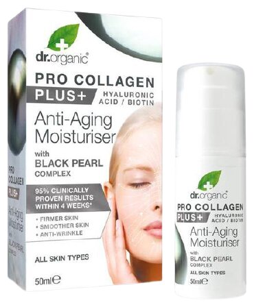 Dr Organic Pro Black Pearl Crema Viso Anti-Età 50ml-1