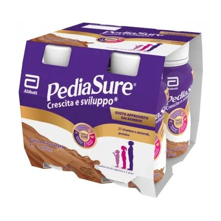 Pediasure Crescita e Sviluppo Cioccolato 4x200ml-2