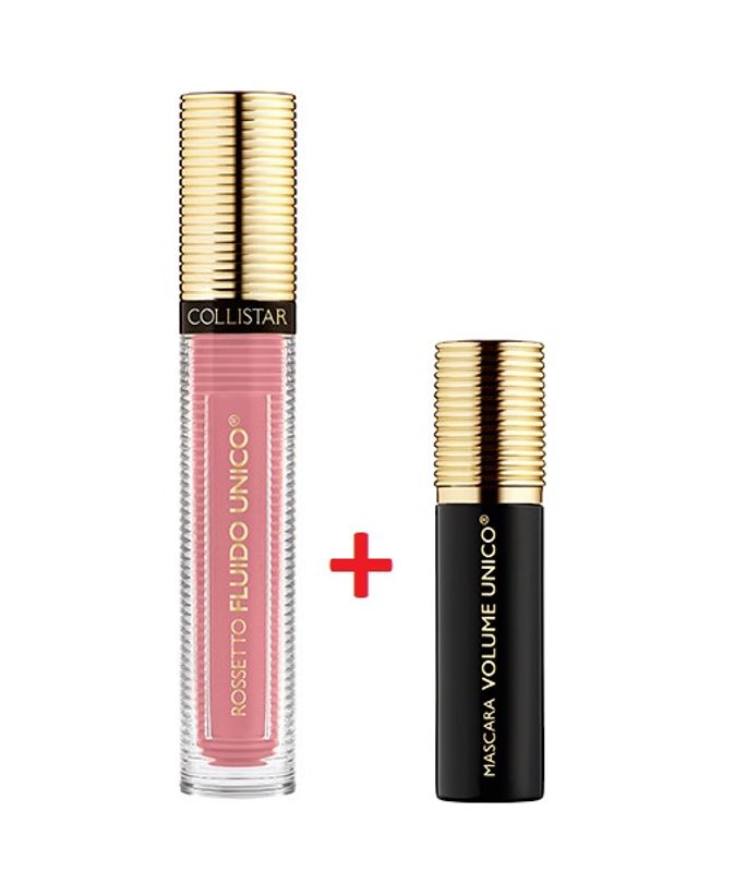 Collistar Rossetto Fluido Unico n.1 rosa antico mat +IN REGALO Mascara Volume Unico-1