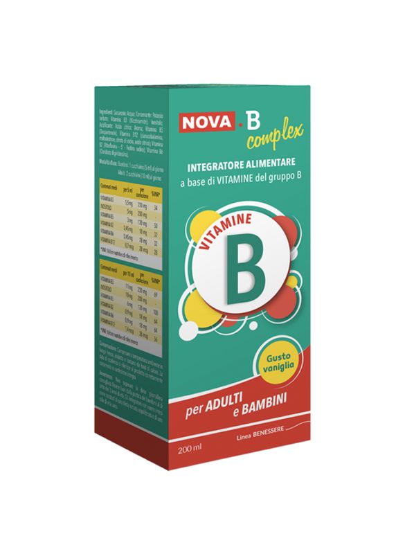 Nova B Complex a base di Vitamine B gusto Vaniglia 200ml-1
