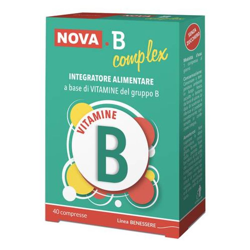 Nova B Complex a base di Vitamine B 40 compresse-1