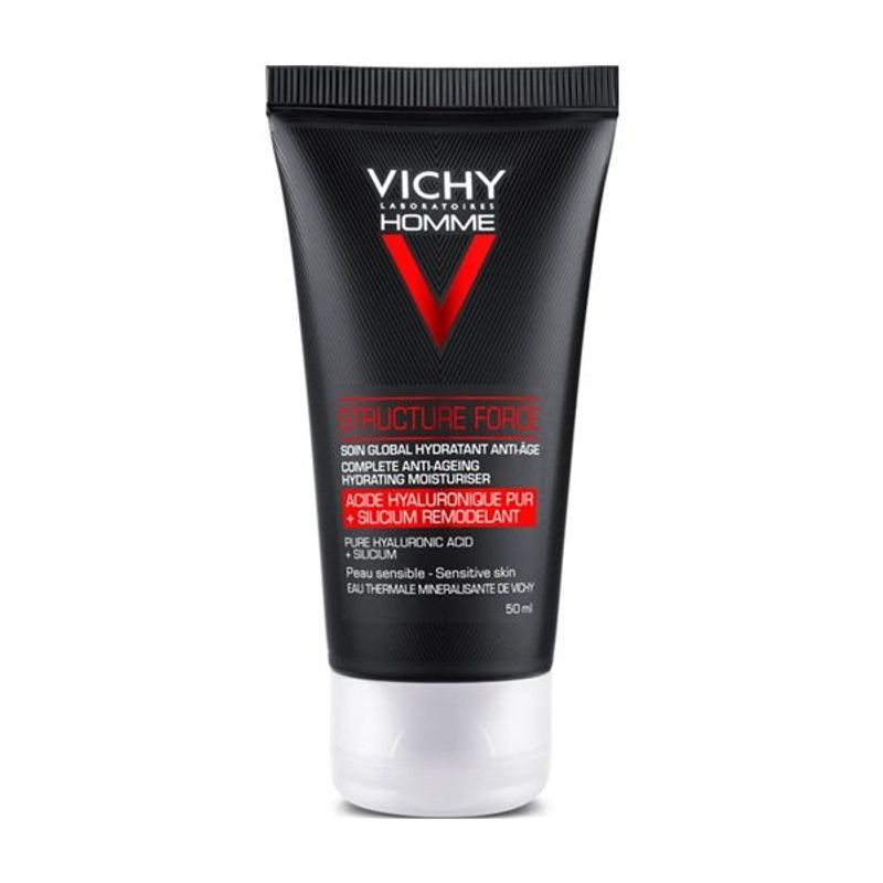 Vichy Homme Structure Force trattamento anti-età idratante completo 50ml-1