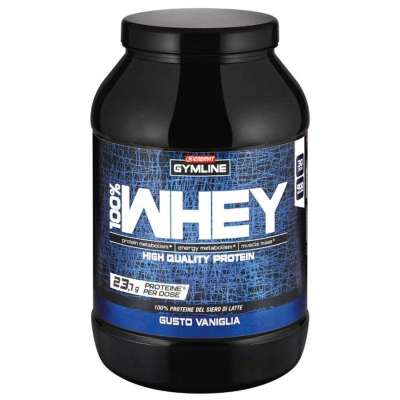 Enervit Gymline 100% Whey Protein gusto Vaniglia 900g-1