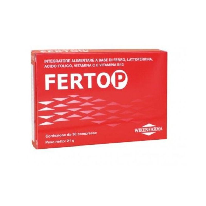 Fertop integratore a base di ferro 30 compresse-1