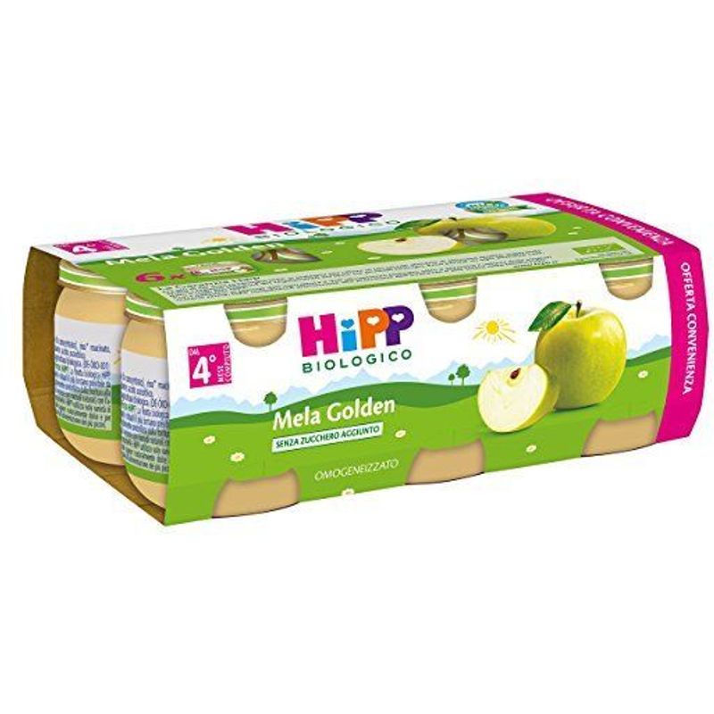 Hipp Omogeneizzato Mela Golden biologico 6x80g-1