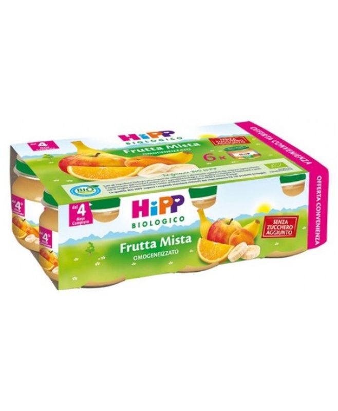 Hipp Omogeneizzato Frutta Mista bio 6x80g-1