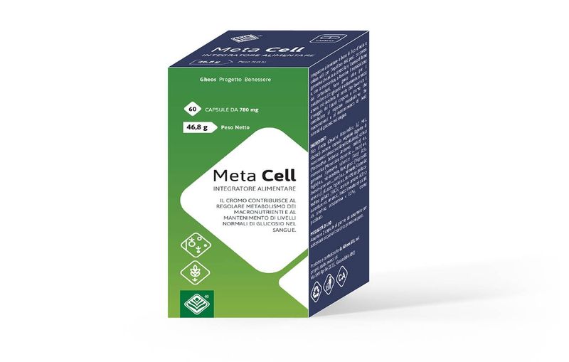 Gheos Meta Cell utile per l'equilibrio del peso corporeo 60 capsule-1