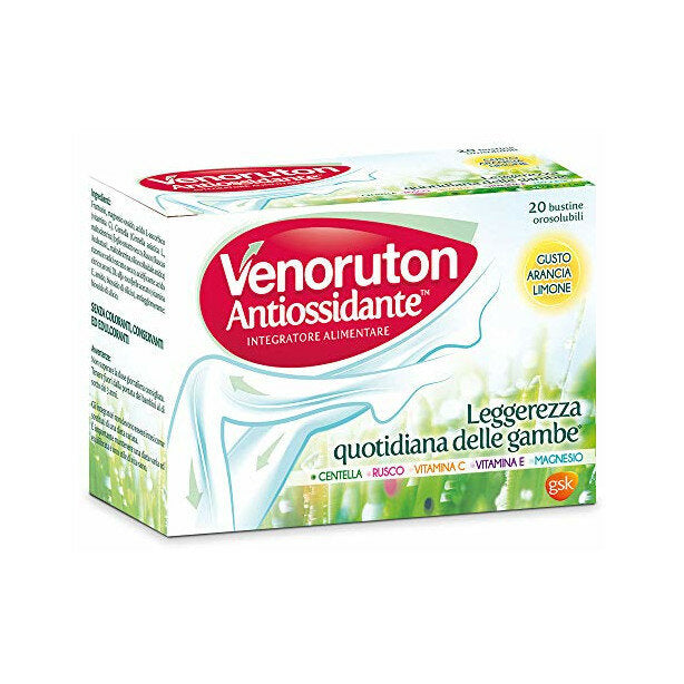 Venoruton Antiossidante 20 Bustine arancia e limone-2