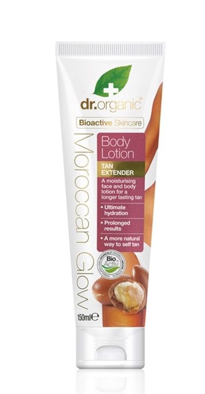 Dr.Organic Moroccan Glow Self Tan Lozione Corpo Prolungatore di Abbronzatura 150ml-1