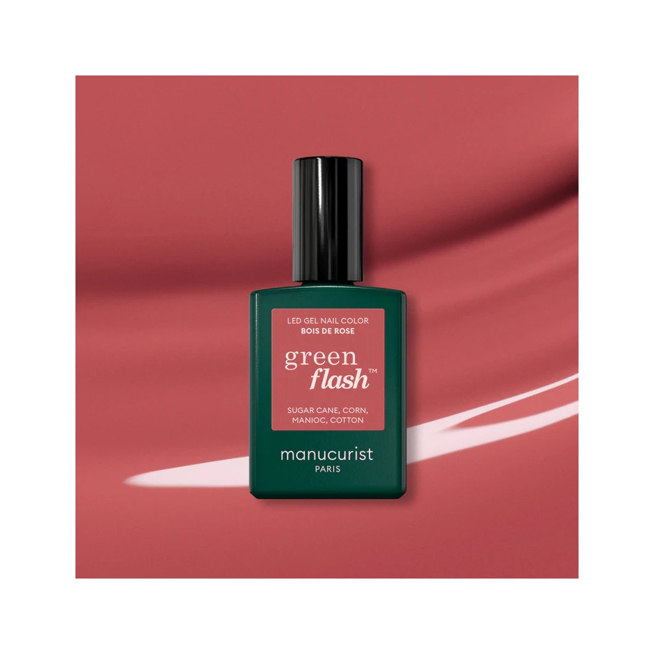 Manucurist Green Flash Smalto Semipermanente Bois De Rose 15ml-1