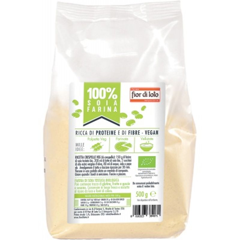 Fior di Loto Farina Integrale di Soia 500gr-1