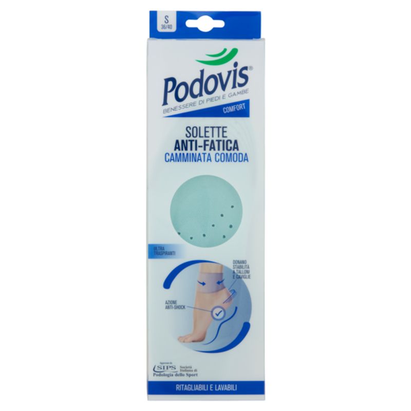 Podovis Solette Anti-Fatica Camminata Comoda Taglia S-1