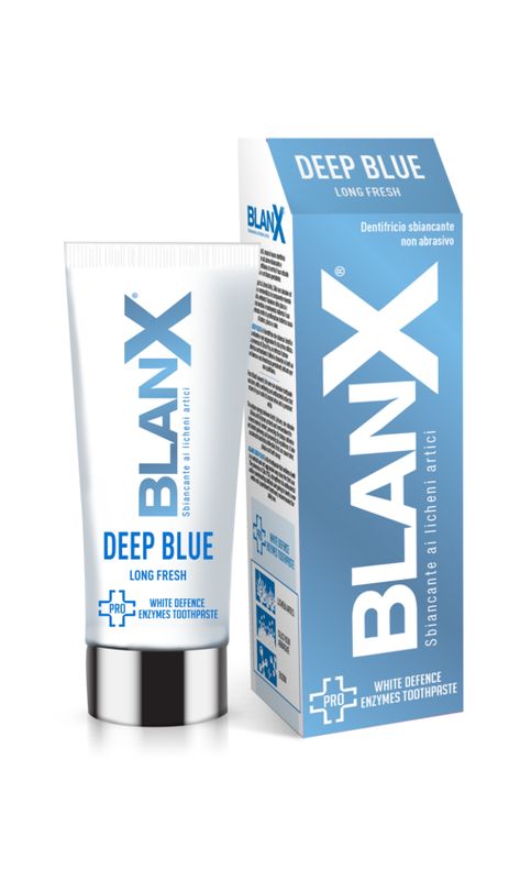 BlanX Deep Blue Long Fresh Dentifricio 75ml-1