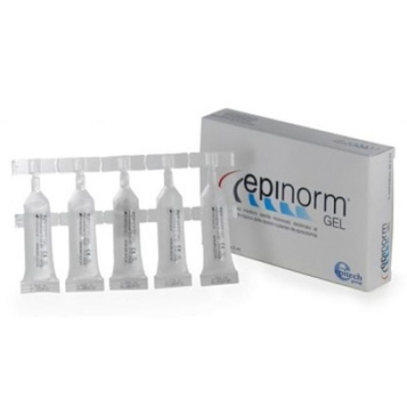 Epinorm Gel utile per le lesioni cutanee 5 flaconcini monodose-1