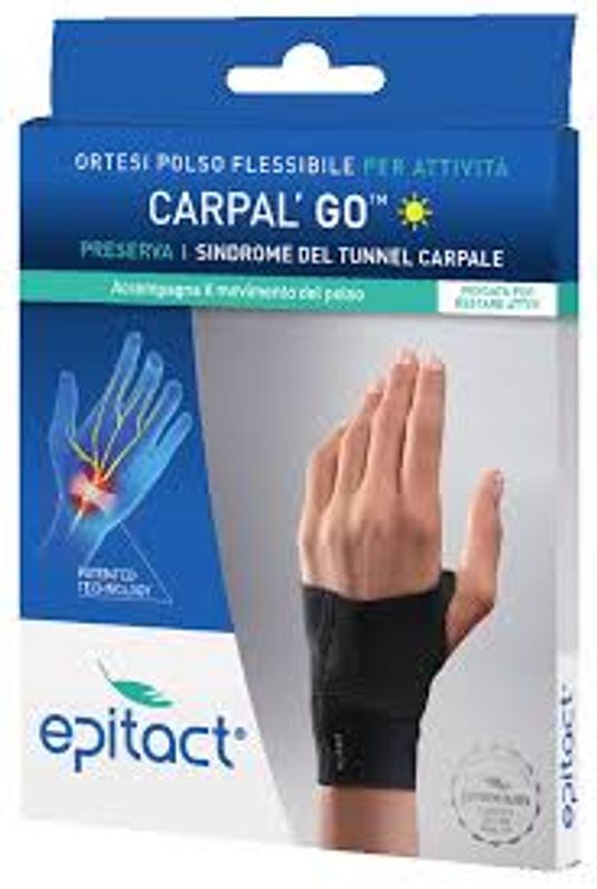 Epitact Carpal Go ortesi polso flessibile per attività mano destra TG M-1