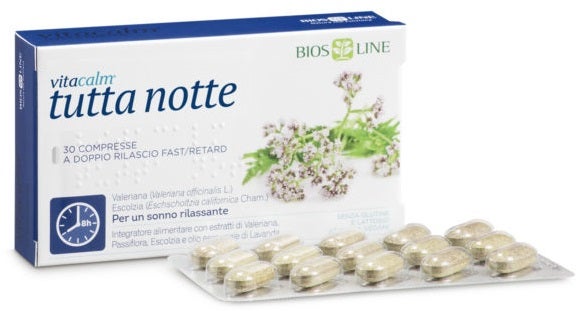 Vitacalm Tutta Notte Fast/retard 30 Compresse-1