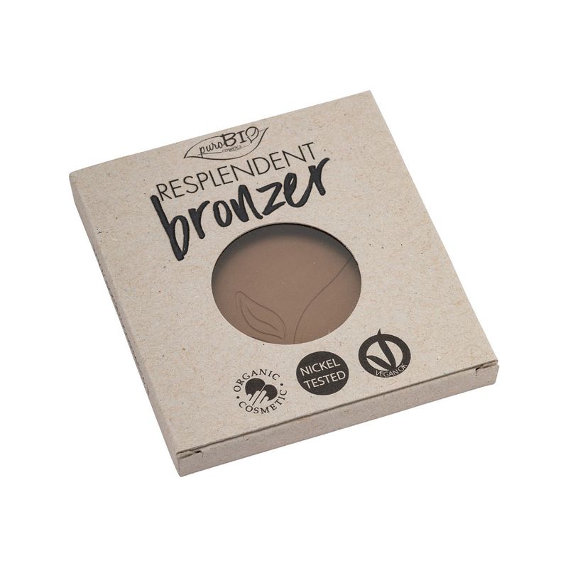 PuroBio Resplendent Bronzer Refill terra compatta 100% naturale n.01-1