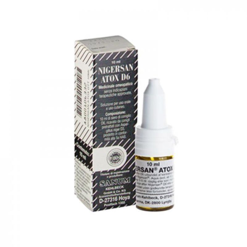 Sanum Nigersan Atox D6 medicinale omeopatico gocce 10ml-1