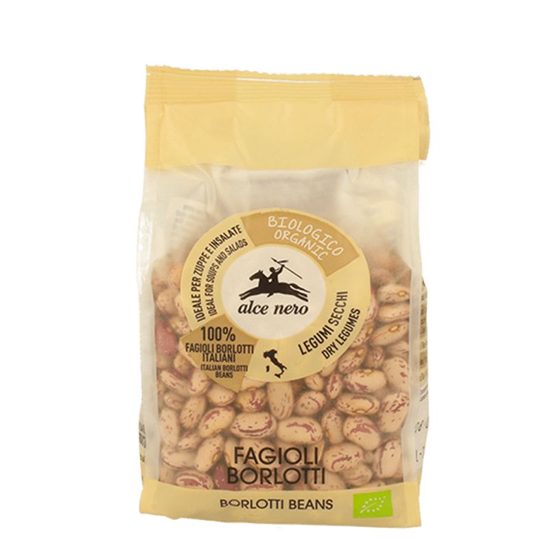 Alce Nero Fagioli Borlotti secchi Bio 400g-1