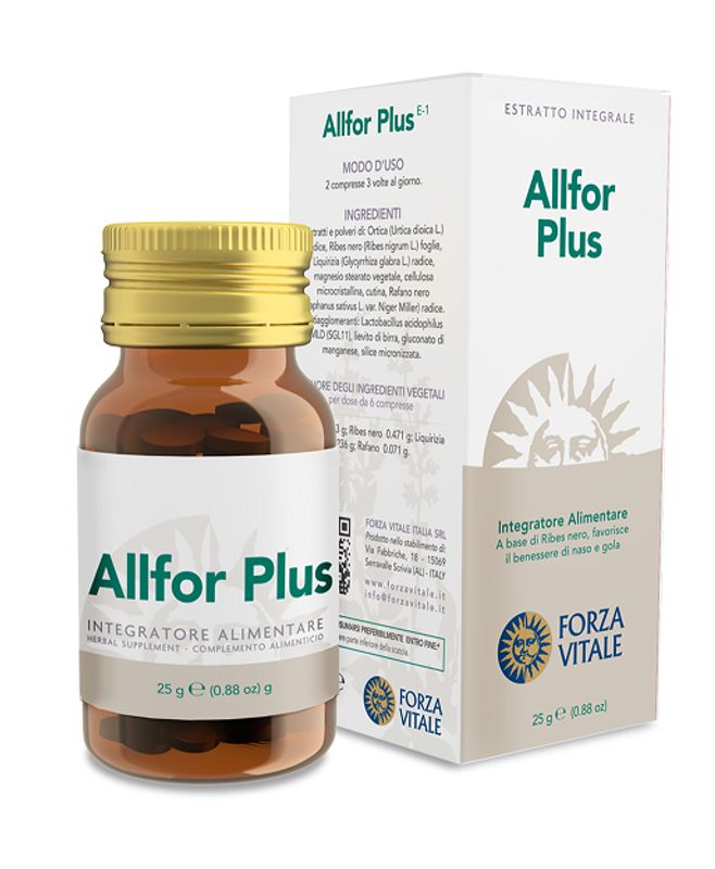 Forza Vitale Allfor-Plus utile nelle reazioni allergiche 60 compresse-1
