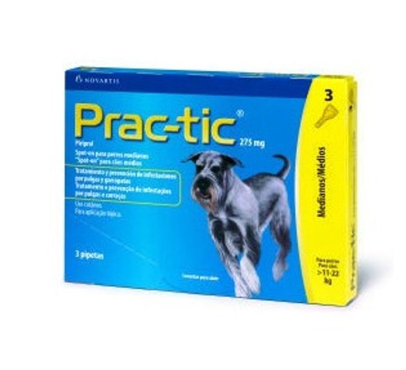 Practic soluzione spot-on per cani di taglia media 3 pipette per cani 11-22 kg-1