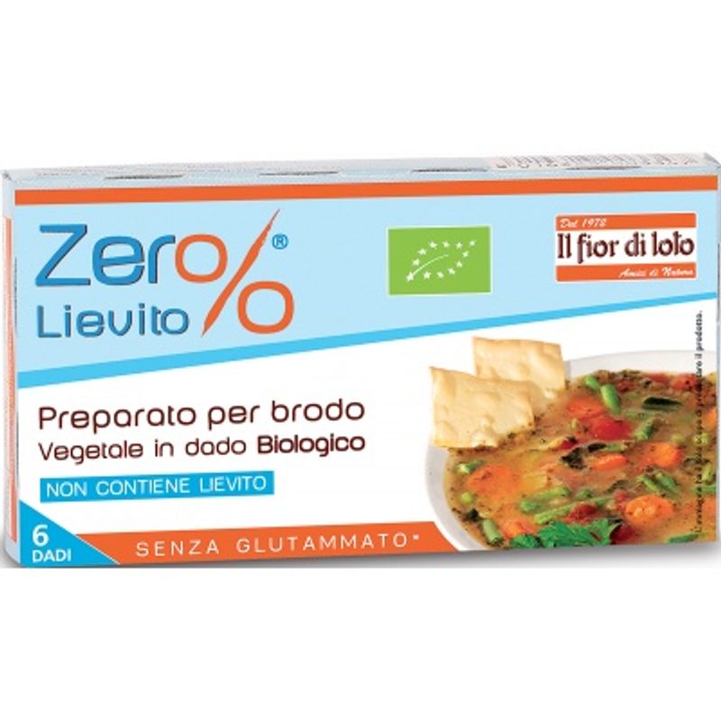 Zero Lievito Preparato per brodo vegetale in dado Biologico 66g-1
