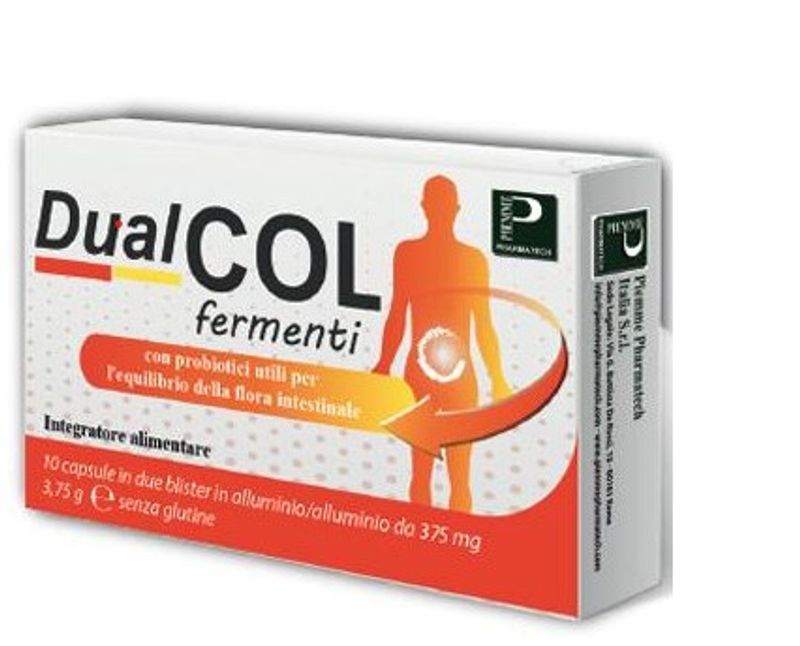 Dualcol Fermenti utili per la flora intestinale 10 capsule-1