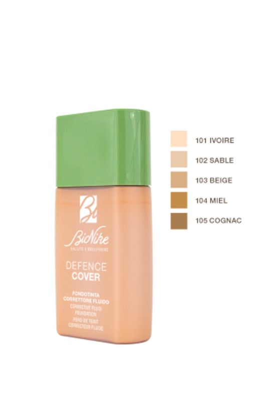 Bionike Defence Cover Fondotinta Correttore Fluido n.105 Cognac 40ml-1