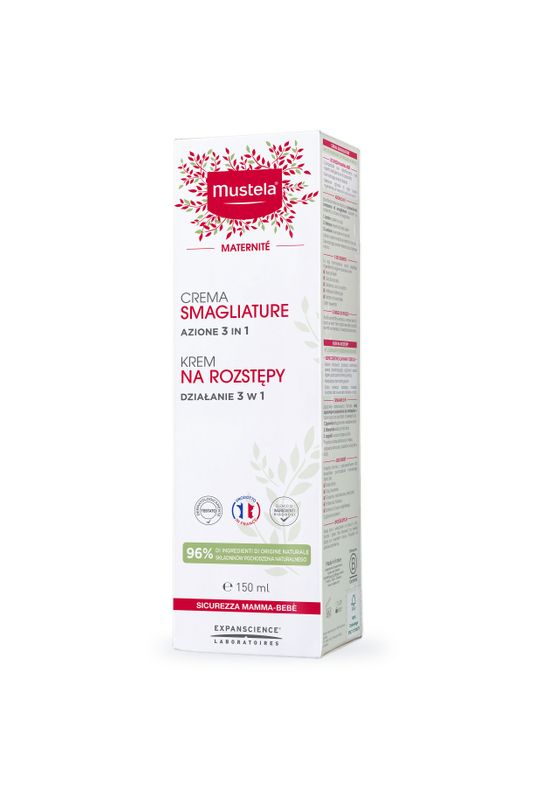 Mustela Maternità Crema Smagliature azione 3 in 1 con profumo 150ml-2