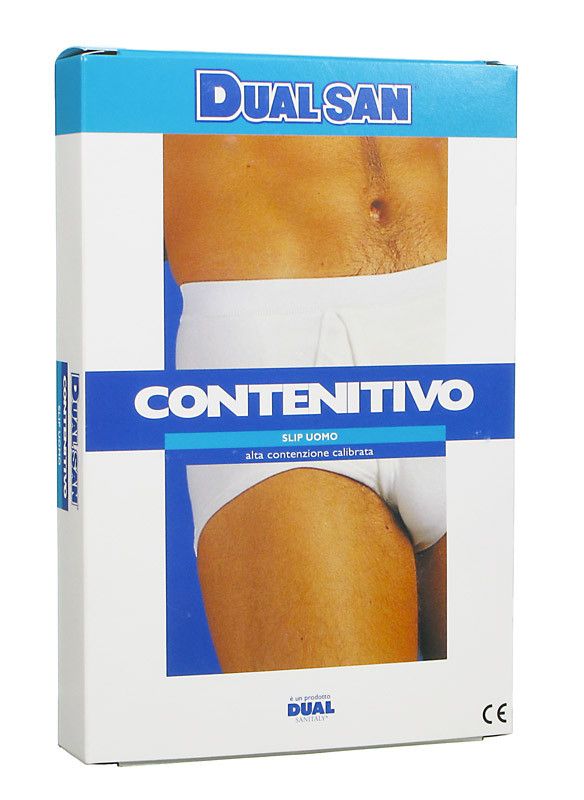 Dualsan Slip Uomo Contenitivo TG 6 colore bianco-1