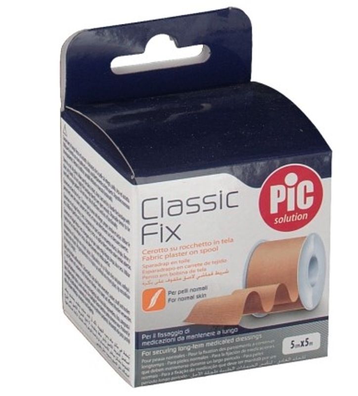Pic Solution Classic Fix Cerotto su rocchetto in tela 5cmX5m-1